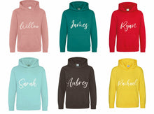Load image into Gallery viewer, Personalised Kids Signature Hoodie's